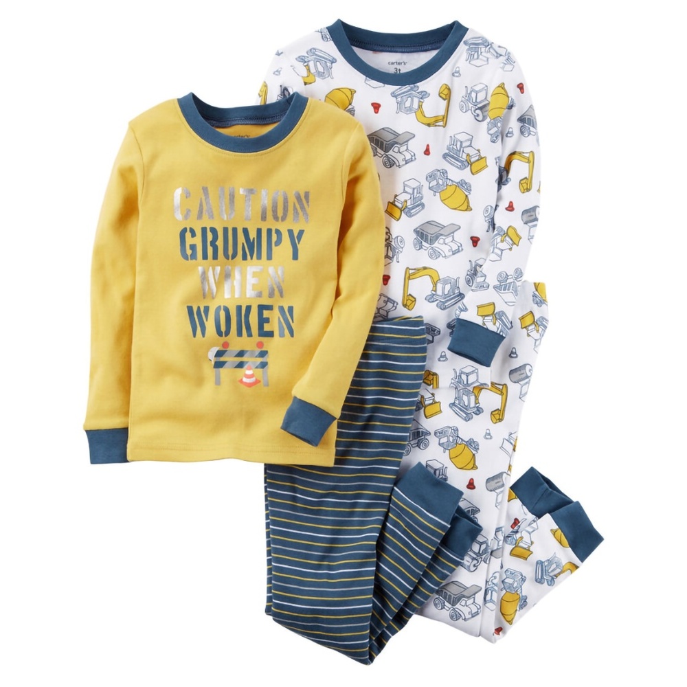Carter's 4-Piece Construction Snug Fit PJs, Size 6